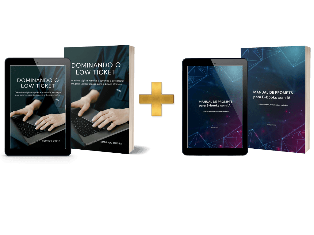 Combo Dominando o Low Ticket e Manual de Prompts
